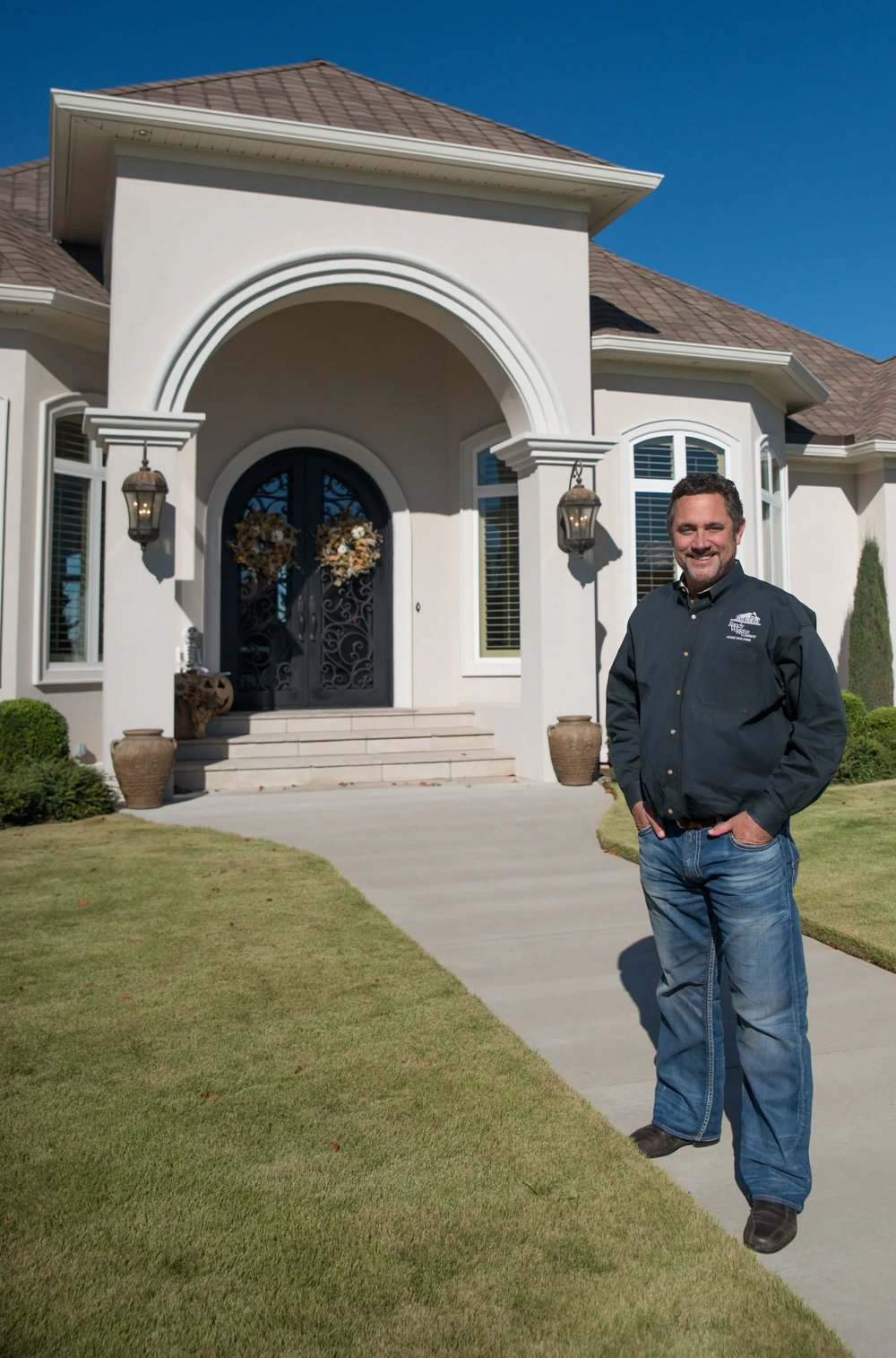 A custom home featured by the Randy Wiggins Company